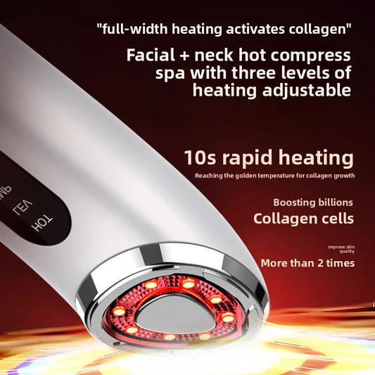 4-in-1 EMS LED Facial Lifting Device | Derma-S Skin Booster Air Shot Microcurrent Beauty Tool | Organic Wellness Hub