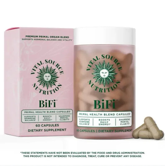 BiFi Primal Health Blend Capsules 60 Count (3 Pack) | Hormonal Balance & Daily Wellness | Organic Wellness Hub