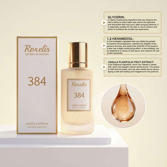 Roxelis 384 Vanilla Extrait de Parfum 50ml | Organic Wellness Hub