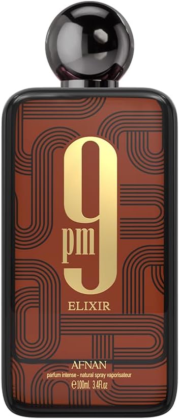 Afnan 9 PM Elixir Eau de Parfum 100ml | Long-Lasting Luxury Men's Fragrance | Organic Wellness Hub