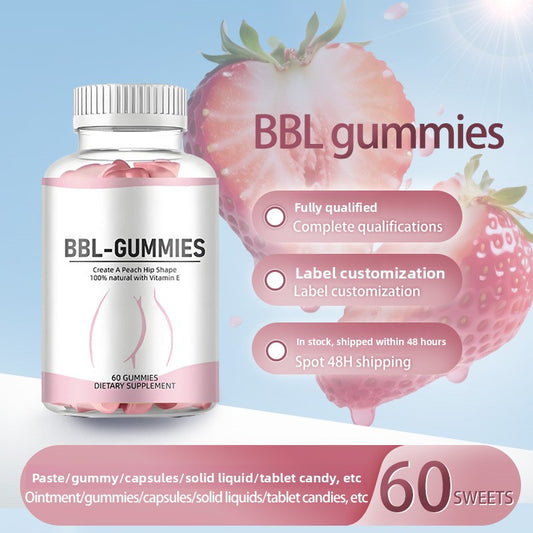 BBL Gummies for Women | Peach Hip Shape Support Gummies | Natural Vitamin E Supplement | Organic Wellness Hub