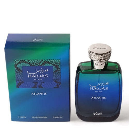 Rasasi Hawas Atlantis For Him Eau de Parfum 100ml | Lab-Tested Aquatic Fragrance - Organic Wellness Hub
