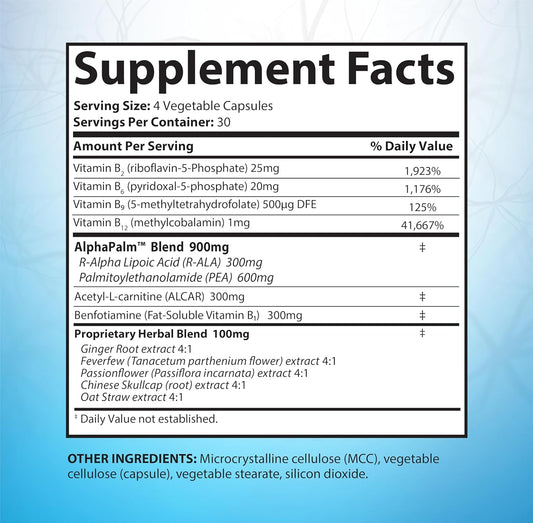 SciatiEase Sciatic Nerve Formula 3-Pack | 360 Capsules | 90-Day Supply | Powered by AlphaPalm™ | 12 Research-Backed Vitamins & Herbs | Supports Comfort, Nerve Health & Inflammatory Response