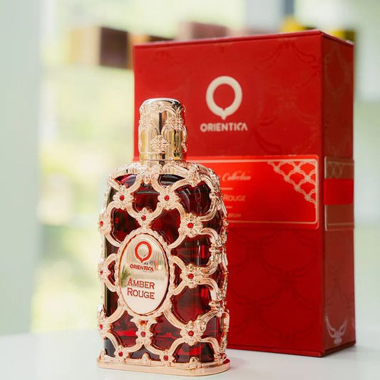 Orientica Amber Rouge Eau de Parfum 80ml | Luxury Unisex Perfume | Organic Wellness Hub