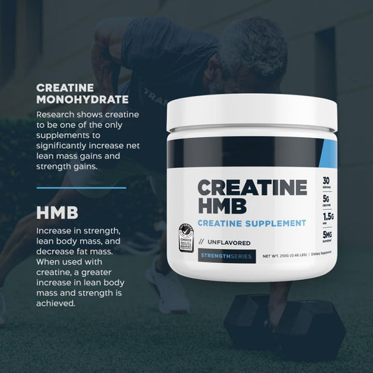 Creatine HMB Powder 5g Creatine + 1.5g HMB | Tropical Punch | Organic Wellness Hub