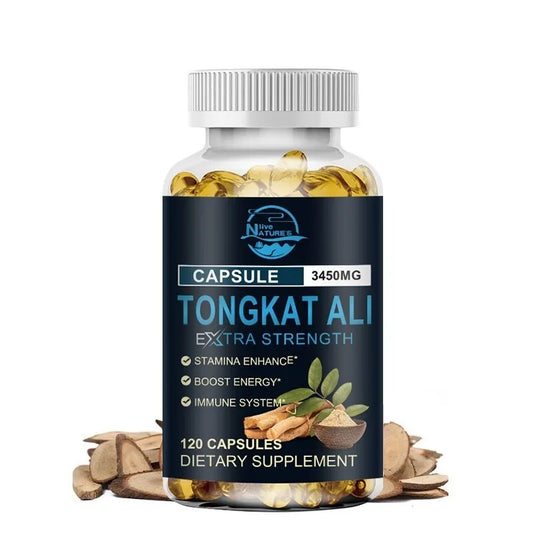 Tongkat Ali 3-Pack Bundle 3450mg Extra Strength | 360 Capsules | Lab Tested | Best Value | Organic Wellness Hub