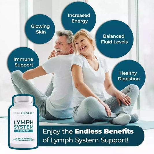 Lymph System Support Capsules | Natural Lymphatic Health & Detox Support | Organic Wellness Hub