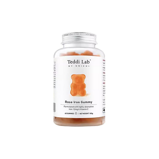Rose Iron Gummies with Vitamin C | High Absorption Iron Supplement | Organic Wellness Hub