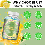 WinsJown Daynee Anti-Aging Gummies 60 Count | Vegan Skin Care Elasticity & Antioxidant Supplement - Lab Tested | Organic Wellness Hub