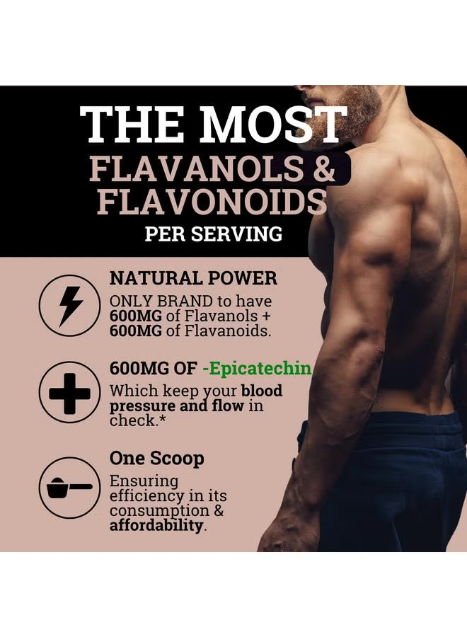 Black Forest Cocoa Flavanols & Flavonoids Powder 1200mg Per Serving 3-Pack – Nitric Oxide & Heart Health Support | Organic Wellness Hub