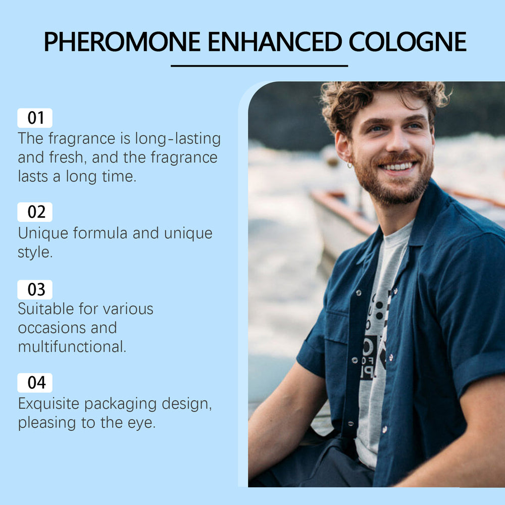 Roxelis Lasting Romance Pheromone Enhanced Cologne 50ml | Long-Lasting Men's Fragrance | Organic Wellness Hub