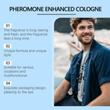 Roxelis Lasting Romance Pheromone Enhanced Cologne 50ml | Long-Lasting Men's Fragrance | Organic Wellness Hub