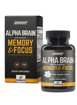 Onnit Alpha Brain 60 Capsules – Memory & Focus Nootropic Supplement | Lab Tested