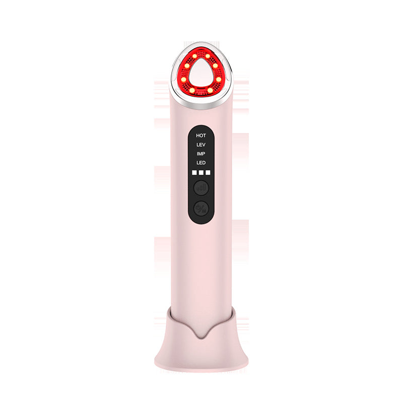 4-in-1 EMS LED Facial Lifting Device | Derma-S Skin Booster Air Shot Microcurrent Beauty Tool | Organic Wellness Hub