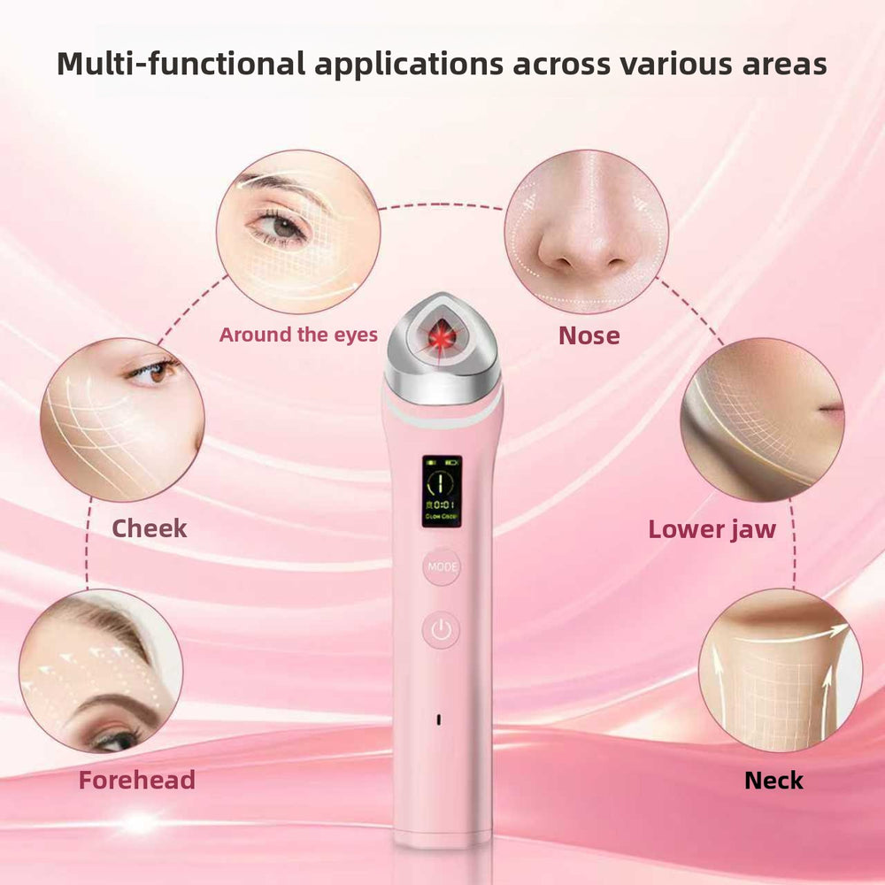 7 Color LED Light Therapy Face & Neck Massager | EMS Microcurrent Skin Rejuvenation Beauty Device | Organic Wellness Hub