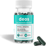 Deos Body Deodorizing Supplement (60 Capsules) - Natural Body Odor Control | Organic Wellness Hub