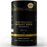Gold Shilajit Gummies 3000mg with Ashwagandha, Black Musli & Gokshura | 80 Gummies