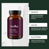 Docteat Liver Complex with Glutathione & Selenium - Advanced Liver Support Supplement 60 Capsules | Organic Wellness Hub