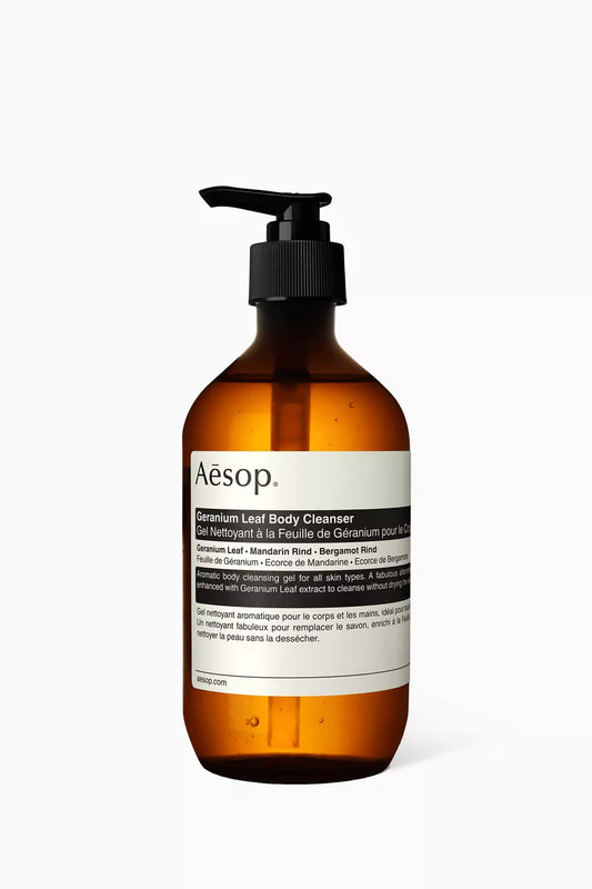 Aesop Geranium Leaf Body Cleanser 500ml | Authentic Body Wash - Organic Wellness Hub USA
