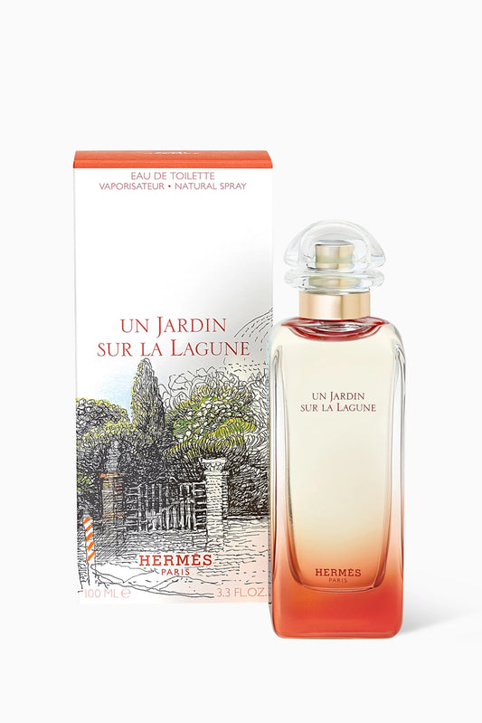 عطر هيرميس أن جاردان سور لا لاغون أو دو تواليت 100 مل | عطر فاخر زهري خشبي للجنسين | مركز العافية العضوي