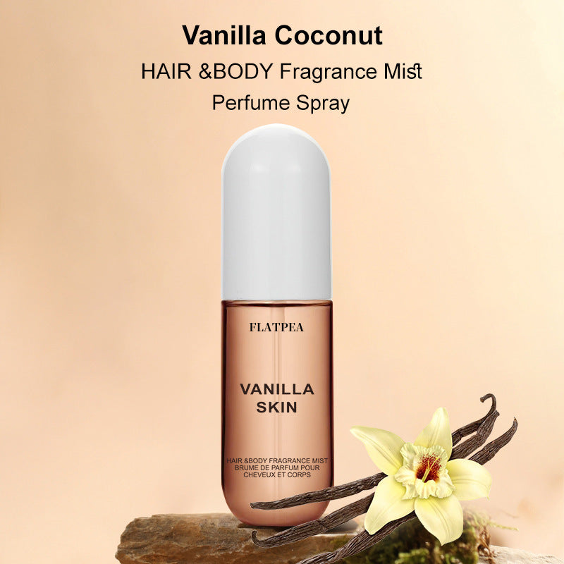 FLATPEA Vanilla Skin Vanilla Coconut Hair & Body Mist | Organic Wellness Hub USA