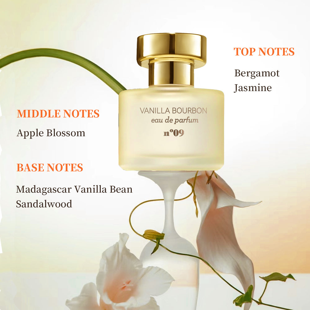 Vanilla Bourbon Eau de Parfum No. 09 50ml | Warm Vanilla Luxury Perfume | Organic Wellness Hub