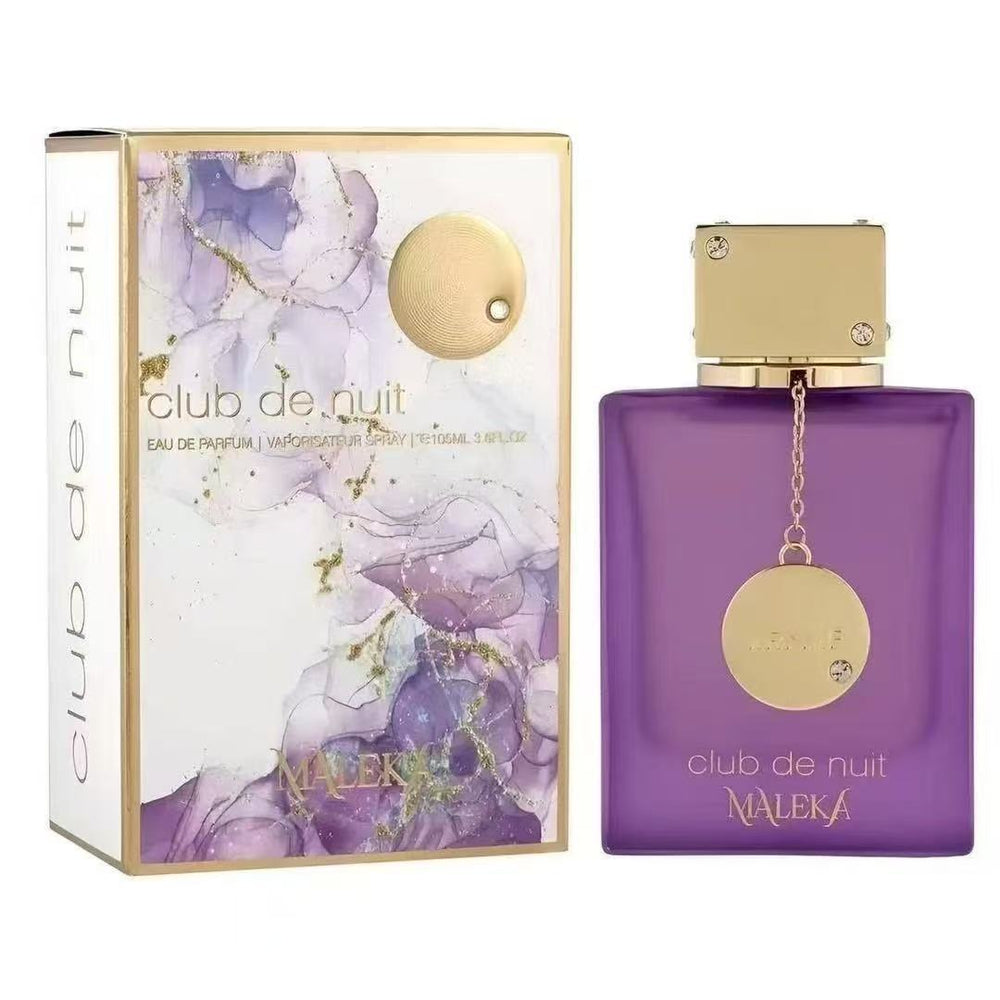 Maleka Club De Nuit EDP for Women 105ml | Purple Floral Perfume - Organic Wellness Hub
