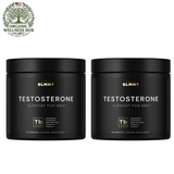 2 Pack Terra ELMNT Testosterone Support for Men – Ashwagandha, Pycnogenol, Tongkat Ali, Horny Goat Weed & Tribulus | 2 x 90 Capsules | 180 Caps Total | Natural Test Booster