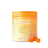 All Femme Feminine Wellness Support Gummies 30 Count (3 Pack) | Probiotics, Prebiotics & Hyaluronic Acid | Organic Wellness Hub
