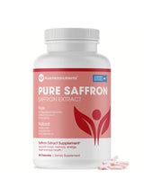 Pure Saffron Extract Supplement 60 Capsules - Premium Mood & Wellness Support | Organic Wellness Hub