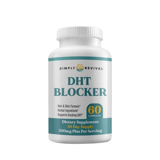 DHT Blocker for Hair Loss - 3 Pack Bundle, 180 Capsules, Hair & Skin Formula, Herbal | Organic Wellness Hub