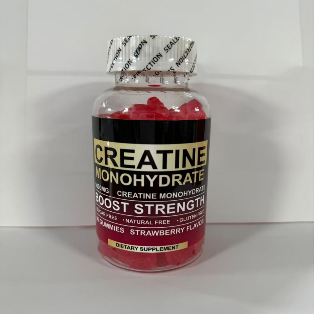 Creatine Monohydrate Gummies 5000mg Strawberry 90 Gummies | Organic Wellness Hub
