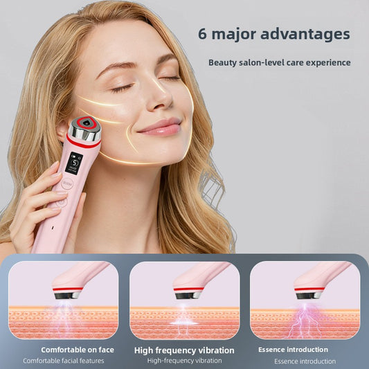 7 Color LED Light Therapy Face & Neck Massager | EMS Microcurrent Skin Rejuvenation Beauty Device | Organic Wellness Hub