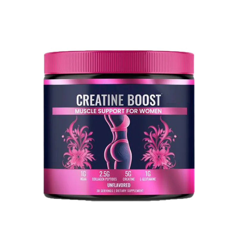 3X Creatine Boost for Women Powder | 90 Servings | Muscle Support & Recovery | Organic Wellness Hub