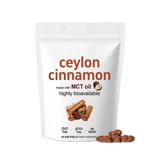 Ceylon Cinnamon with MCT Oil - 3 Pack Bundle, 90 Softgels - Highly Bioavailable, Non-GMO, Gluten-Free, Lab Tested | Organic Wellness Hub