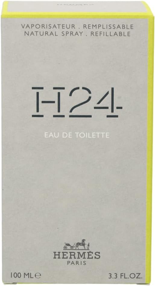Hermès H24 Eau de Toilette for Men 100ml | Refillable Natural Spray - Organic Wellness Hub