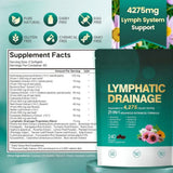Lymphatic Drainage Supplement 4,275mg - 21-in-1 Advanced Botanical Formula | 240 Softgels | Organic Wellness Hub