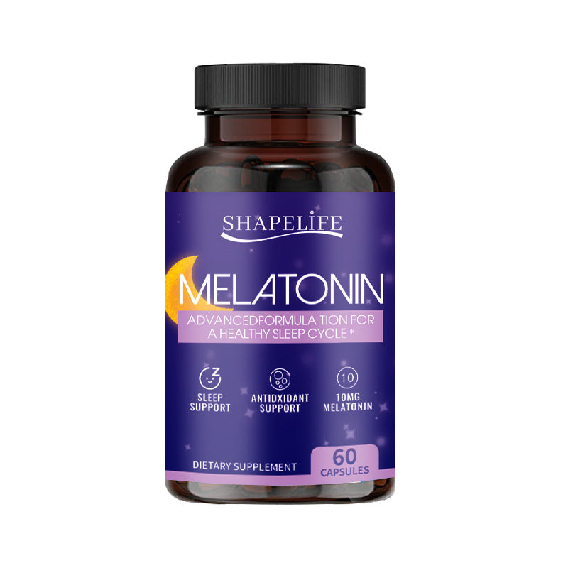 ShapeLife Melatonin 10mg Sleep Support Capsules - Advanced Sleep Formula 60 Count | Organic Wellness Hub