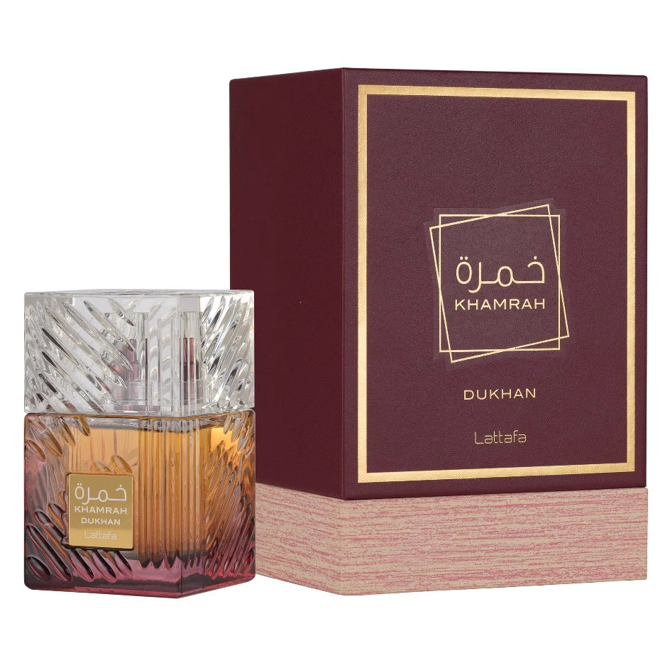Lattafa Khamrah Eau de Parfum 100ml | Luxury Unisex Arabic Perfume | Organic Wellness Hub
