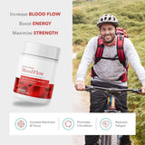 Nitric Oxide Blood Flow Support Capsules - Healthy Circulation Formula 60 Capsules | Organic Wellness Hub