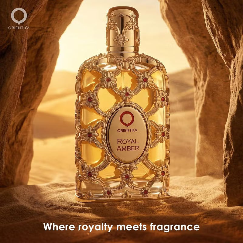 Orientica Royal Amber Eau De Parfum Luxury Collection | Long-Lasting Unisex Fragrance | Organic Wellness Hub