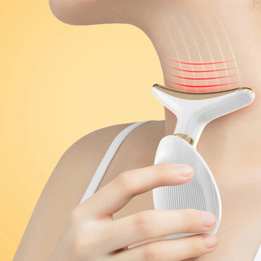 Electric Neck & Face Massager | Vibration Beauty Lift Tool for Face, Neck & Jawline | Organic Wellness Hub