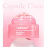 Medicube PDRN Pink Collagen Capsule Cream 55g | Niacinamide 5% + Sodium DNA for Firm, Glowing Skin