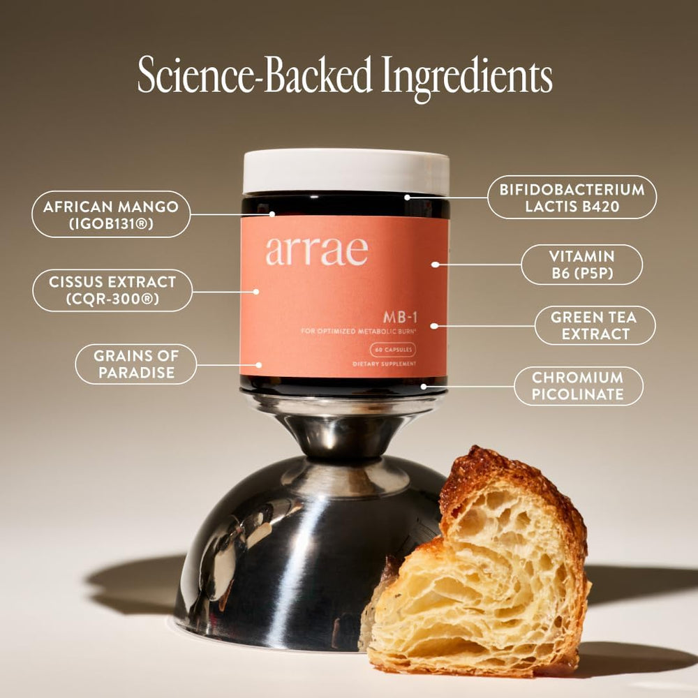 Arrae MB-1 Metabolic Support 3 Bottle Value Pack | 180 Capsules | Organic Wellness Hub