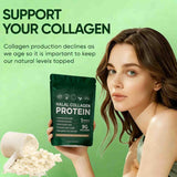Halal Collagen Protein Powder 9g | Grass-Fed Non-GMO Type 1 & 3 | Skin Hair Nails Bones Muscle & Heart Health | 1 Month Supply | Organic Wellness Hub