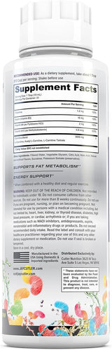 Cutler Carnitine 3000 Liquid 3-Pack | Sour Gummy Worm | 93 Servings | Lab Tested | Organic Wellness Hub