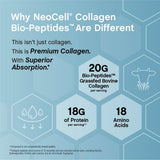 NeoCell Collagen Bio-Peptides 3-Pack Bundle | 20G Grassfed Protein | Organic Wellness Hub