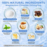 Organic Magnesium Cream Unscented | Hydrating & Calming Topical Cream | Organic Wellness Hub