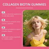 Bushaid Collagen Biotin Gummies 3-Pack Bundle 2000mg | Hyaluronic Acid, Biotin, Vitamins C & E | Skin Hair Nails & Joint Support | 180 Gummies | Organic Wellness Hub