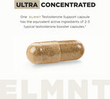 2 Pack Terra ELMNT Testosterone Support for Men – Ashwagandha, Pycnogenol, Tongkat Ali, Horny Goat Weed & Tribulus | 2 x 90 Capsules | 180 Caps Total | Natural Test Booster